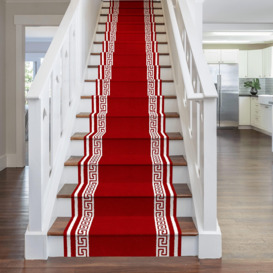 Red Key Stair Carpet Runner - thumbnail 1