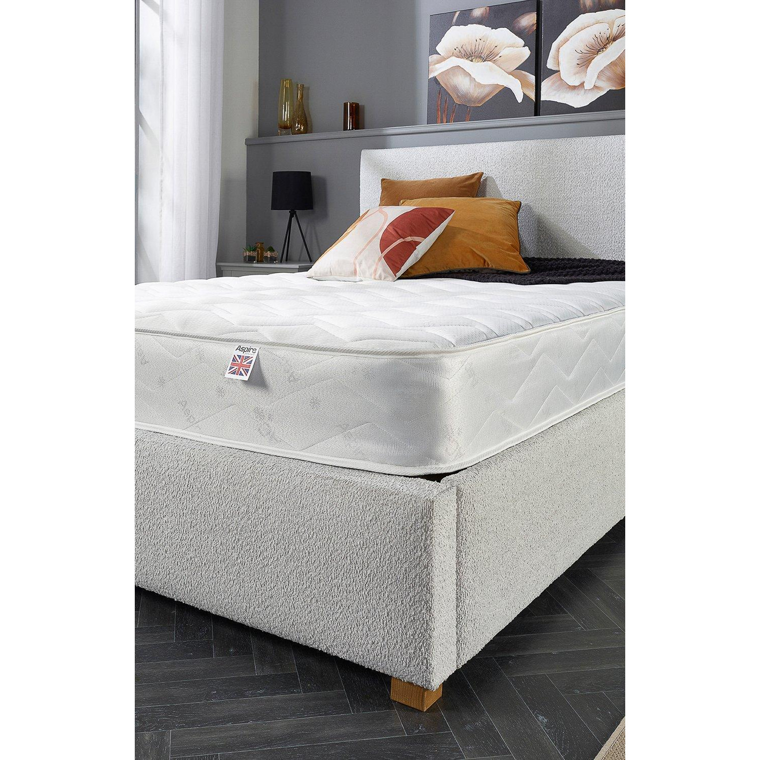 "Aspire Double Comfort 8"" Memory Rolled Mattress" - image 1