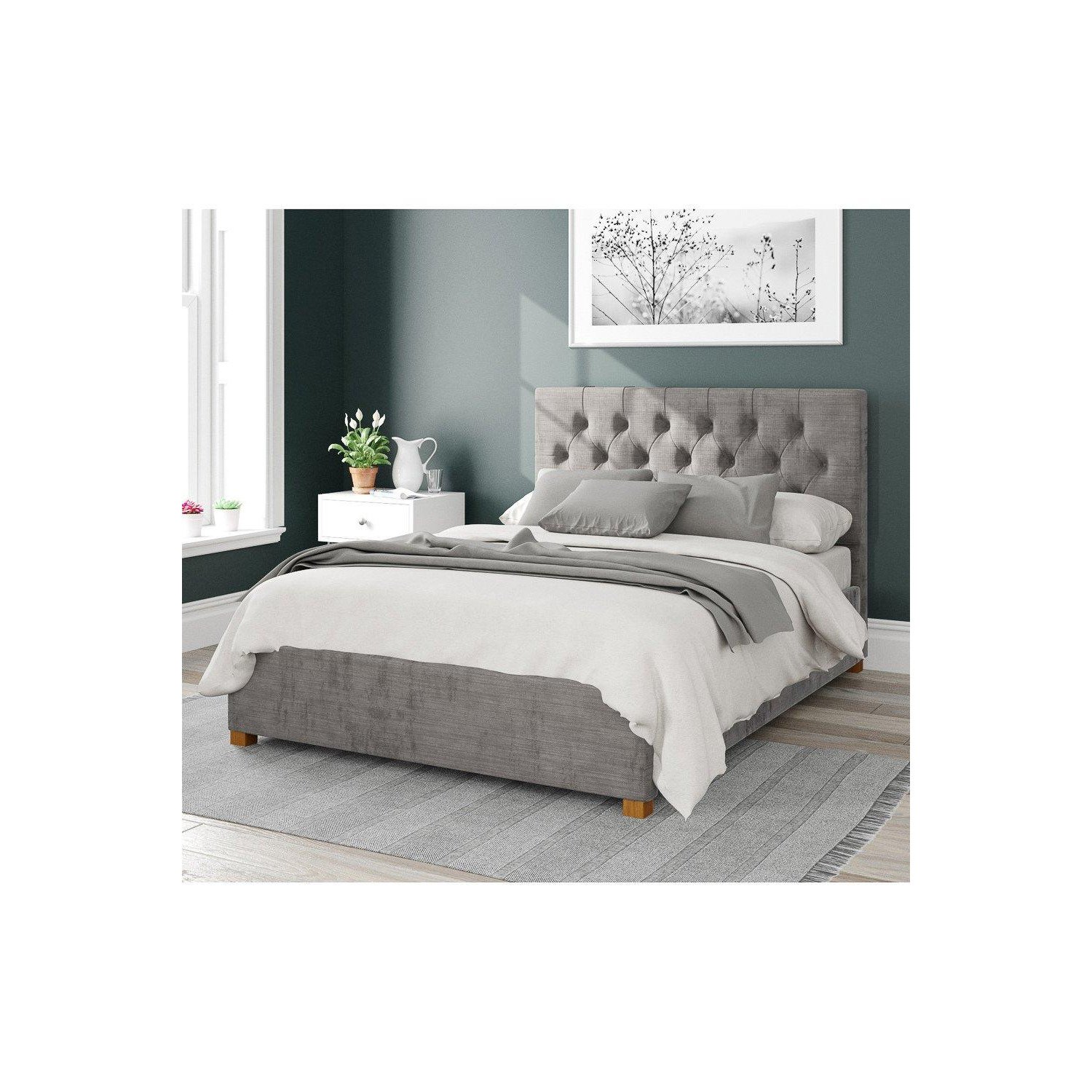 Olivier Upholstered Ottoman Storage Bed, Firenze Velour Fabric - image 1