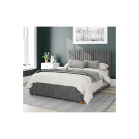 Grant Upholstered Ottoman Storage Bed, Firenze Velour Fabric - thumbnail 1