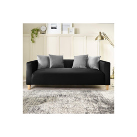 Bonnie 3 Seater Sofa in Brushed Velvet - thumbnail 1