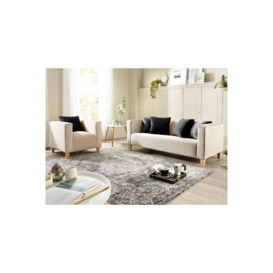 Bonnie 3 Seater & Armchair Set in Brushed Velvet