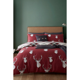 'Munro Stag Check' Lined Curtains - thumbnail 3