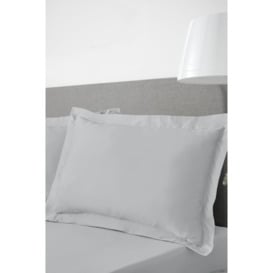 '400 Thread Count Cotton Sateen' Oxford Pillowcase Pair - thumbnail 1