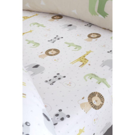 'Roarsome Animals' Fitted Sheet - thumbnail 1