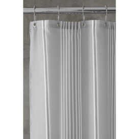 'Textured Stripe' Shower Curtain - thumbnail 2