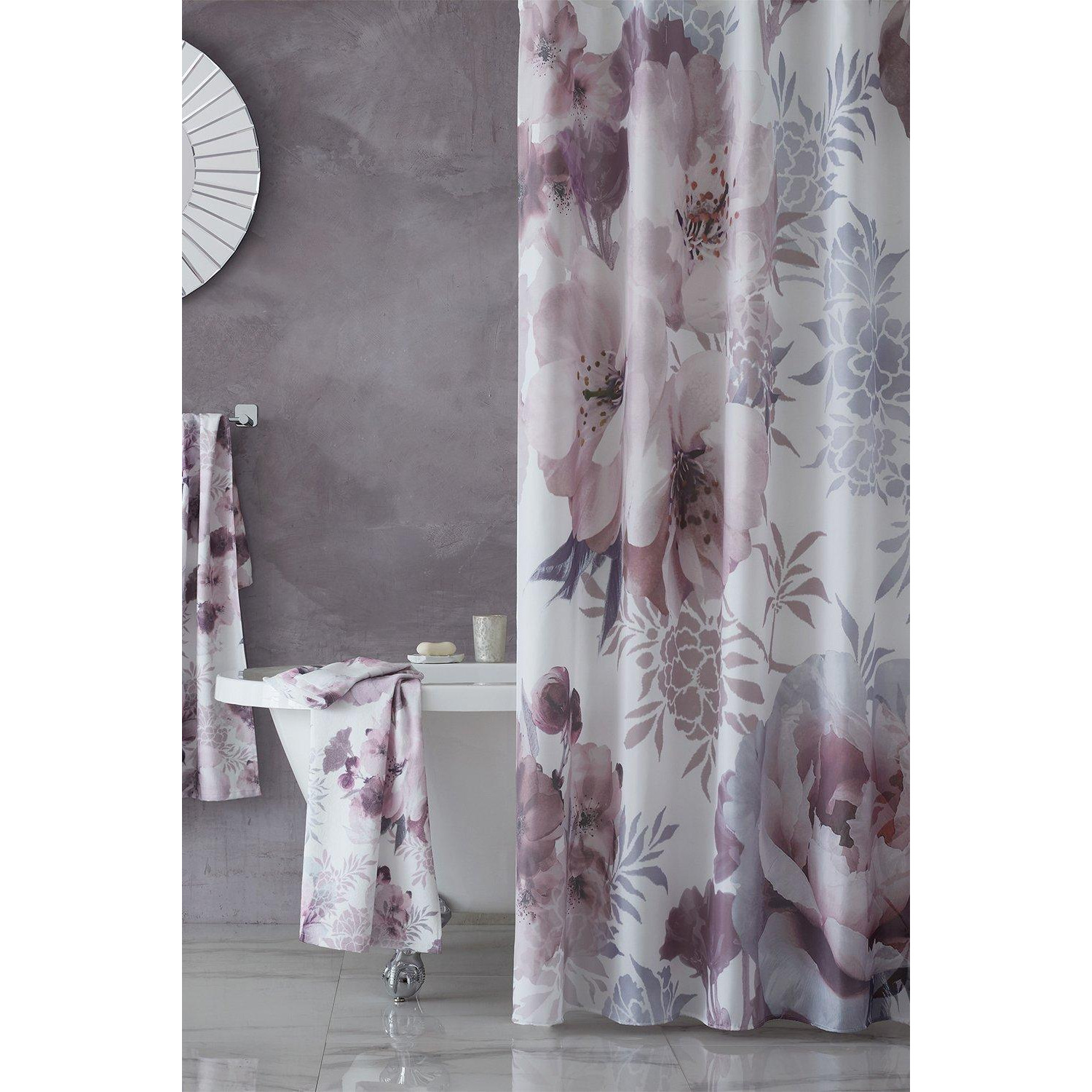 'Dramatic Floral' Shower Curtain - image 1