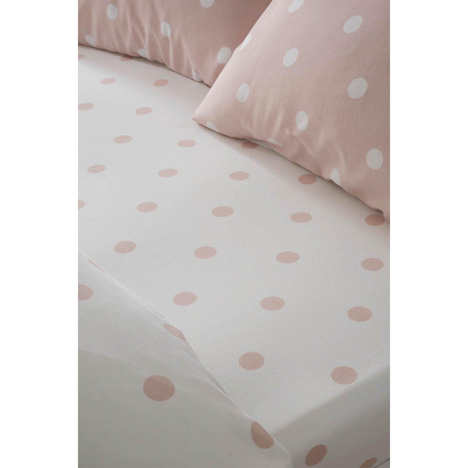 'Brushed Spot' Fitted Sheet - image 1