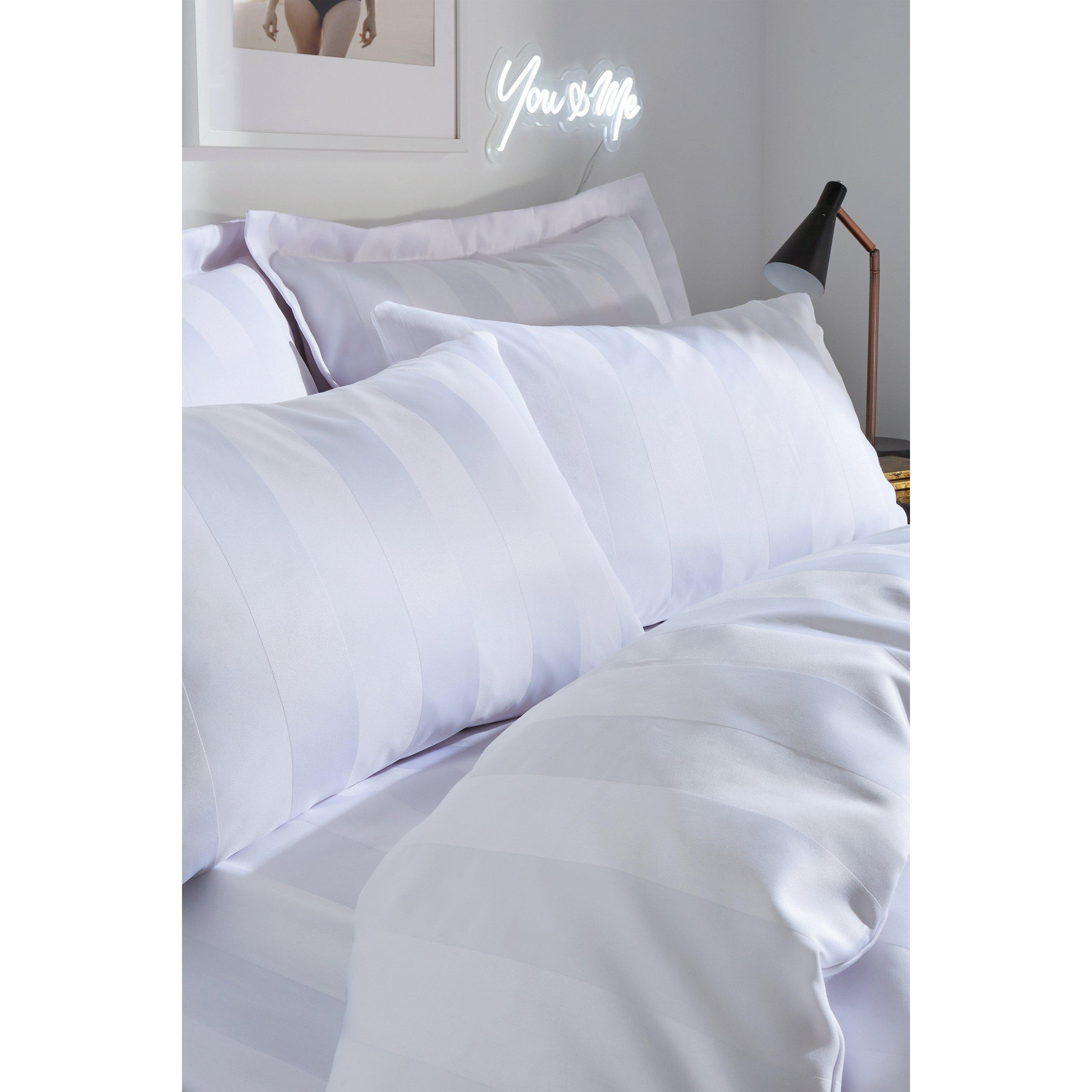 'Soft Satin Stripe' Standard Pillowcase Pair - image 1