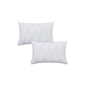 'Soft Satin Stripe' Standard Pillowcase Pair - thumbnail 3