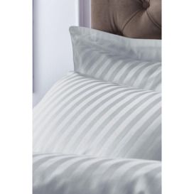 '300 Thread Count Cotton Satin Stripe'  Fitted Sheet - thumbnail 2