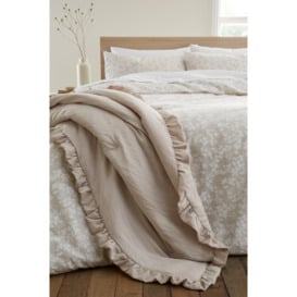 'Soft Washed Frill' Bedspread - thumbnail 1
