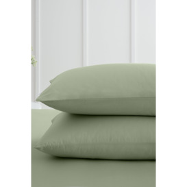 '200 Thread Count Cotton Percale' Standard Pillowcase Pair - thumbnail 2