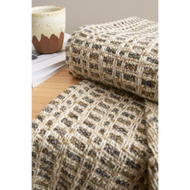 'Amble' Linen Blend Blanket Throw - thumbnail 3