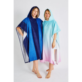'Stripe' Hooded Towel Poncho - thumbnail 3