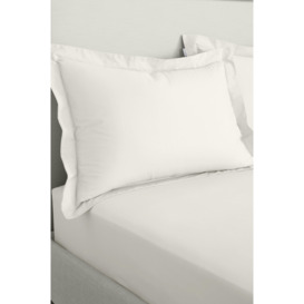 '200 Thread Count Cotton Percale' Oxford Pillowcases - thumbnail 1