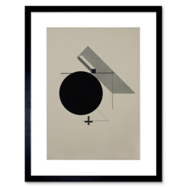 Lazar El Lissitzky Kestnermappe Rob Levnis Chapman Artwork Framed Wall Art Print 9X7 Inch