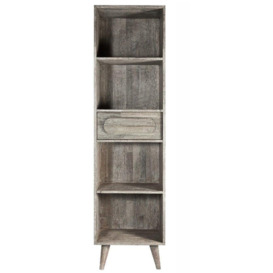 Sharpsburg Wooden Slim Tall Bookcase