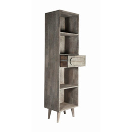 Sharpsburg Wooden Slim Tall Bookcase - thumbnail 2