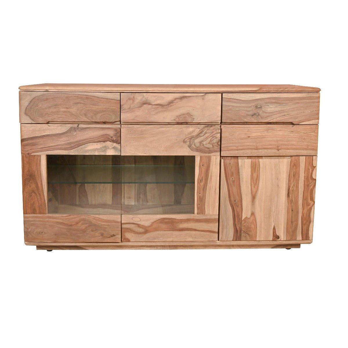 Selma Sheesham Cabinet Glass (150X45X90) Sheesham Wooden - image 1