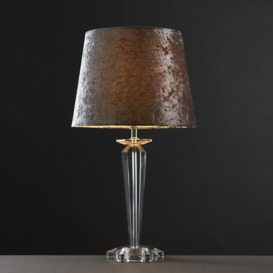 Davenport Crystal Silver Table Lamp - thumbnail 2