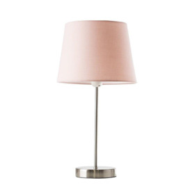 Modern Stem Silver Table Lamp