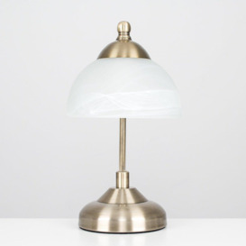 Pair of Antique Brass Table Lamp - thumbnail 3