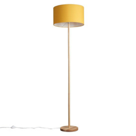 Heather Light Wood Floor Lamp
