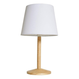 Triston Light Natural Wood Table Lamp