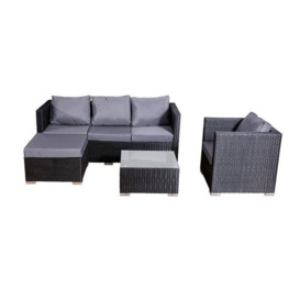 5-Seater Canonbury Rattan Sofa Set
