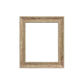Scandi Distressed Wood Photo Frame 50  x 40 CM
