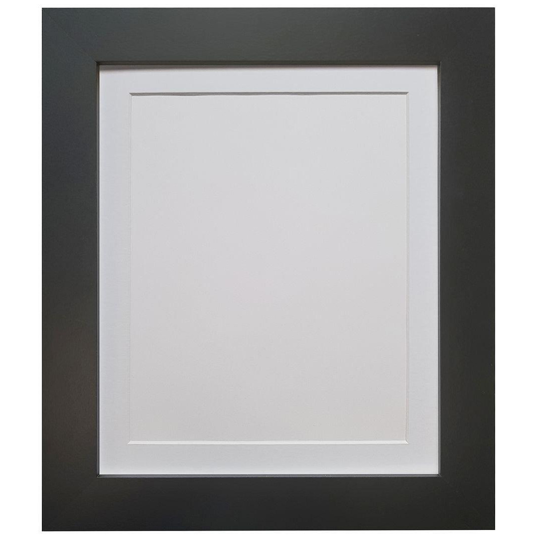 Metro Black Frame with White Mount A2 Image Size A3 - image 1