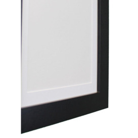 Metro Black Frame with White Mount A2 Image Size A3 - thumbnail 3