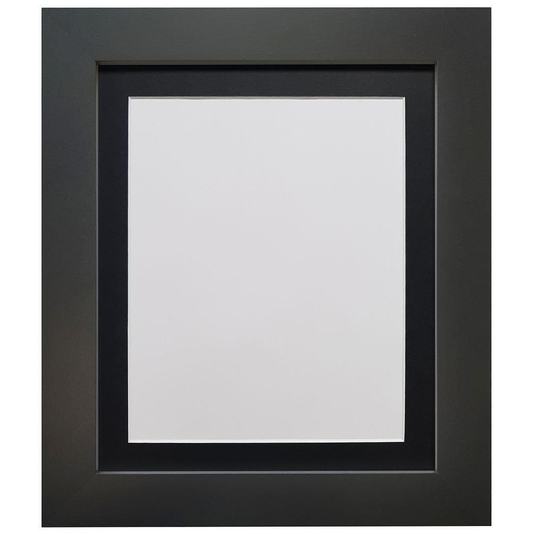 Metro Black Frame with Black Mount for Image Size 50 x 40 CM - image 1