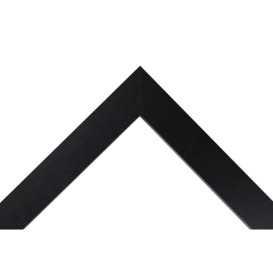 Metro Black Frame with Black Mount for Image Size 50 x 40 CM - thumbnail 3