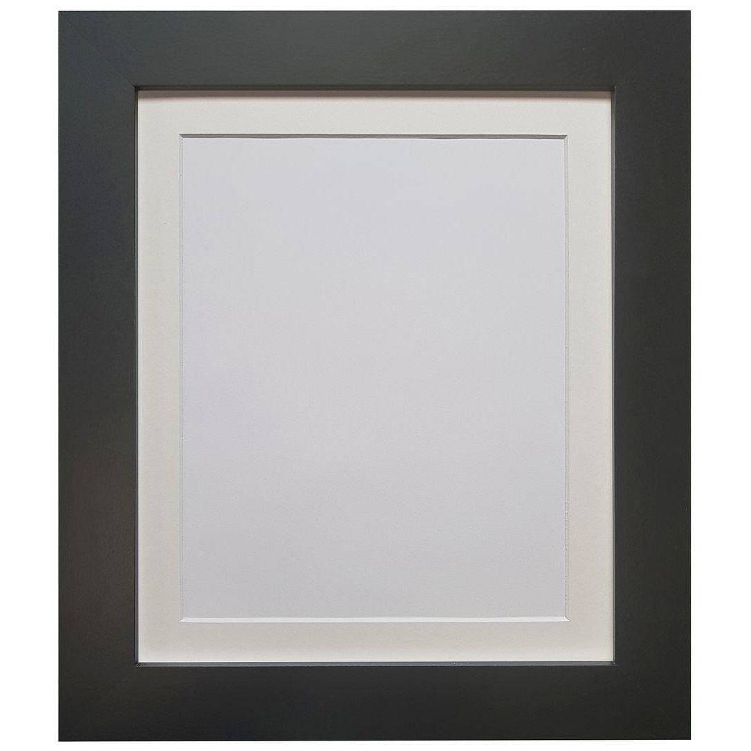 Metro Black Frame with Ivory Mount for Image Size 9 x 7 Inch - image 1
