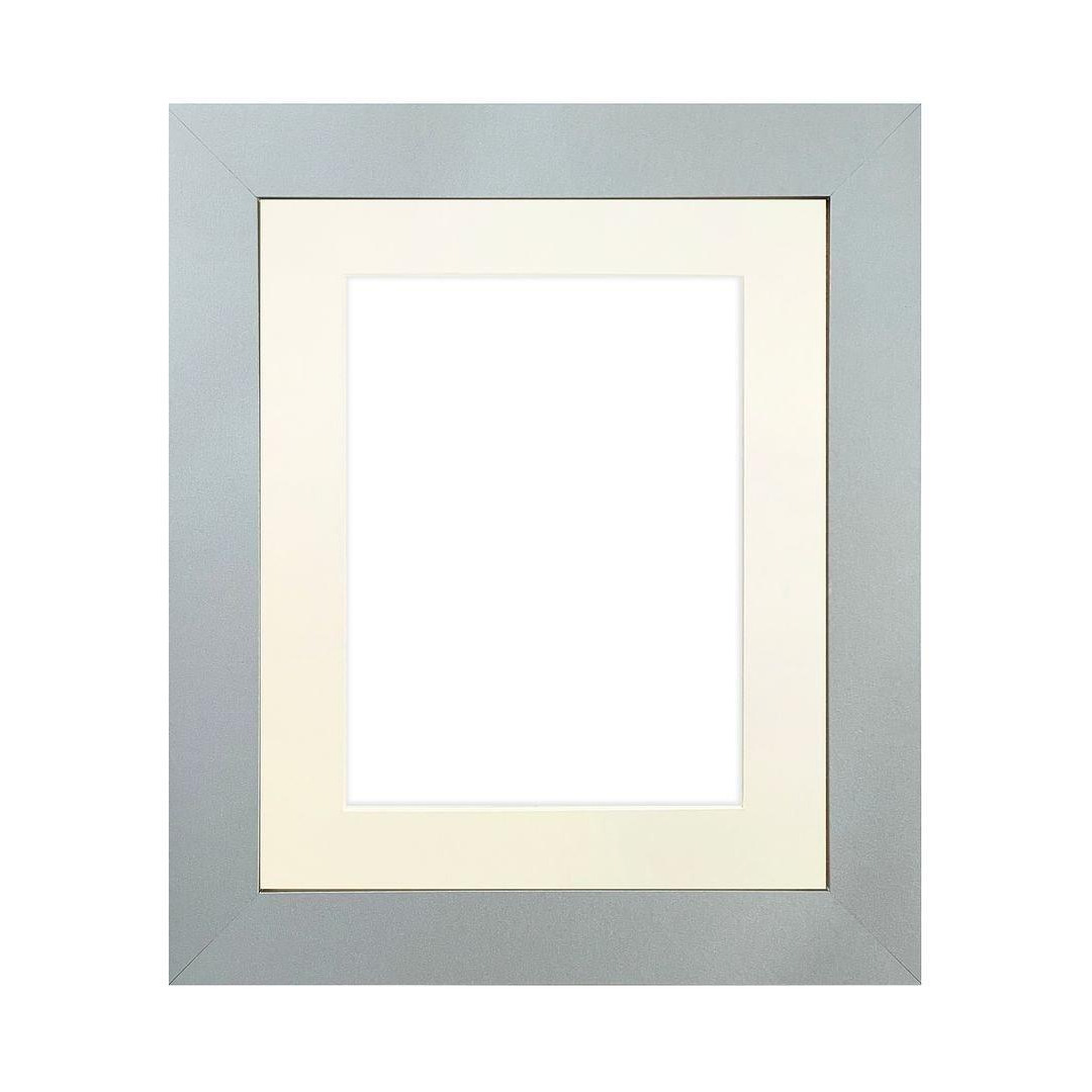 Metro Light Grey Frame with Ivory Mount for ImageSize A2 - image 1
