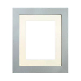 Metro Light Grey Frame with Ivory Mount for ImageSize A2 - thumbnail 1