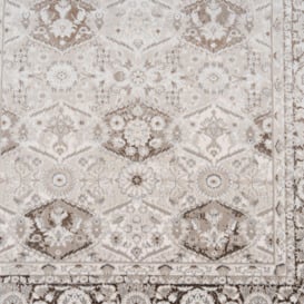 Beige Traditional Persian Style Luxury Sheen Rug - thumbnail 3