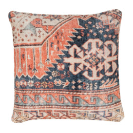 Beige Terracotta Persian Style Washable Cotton Cushion - thumbnail 2
