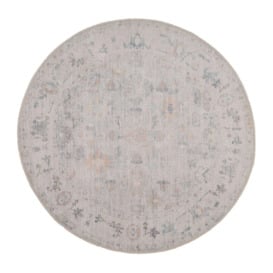 Beige Vintage Distressed Traditional Persian Style Area Rug - thumbnail 2