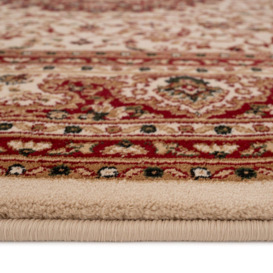 Red and Gold Traditional Fireside Rug - thumbnail 3