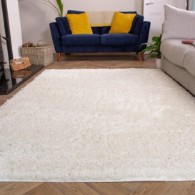 Soft Fluffy Thick Pile Shaggy Area Rug, Living Room Bedroom Carpet Runner