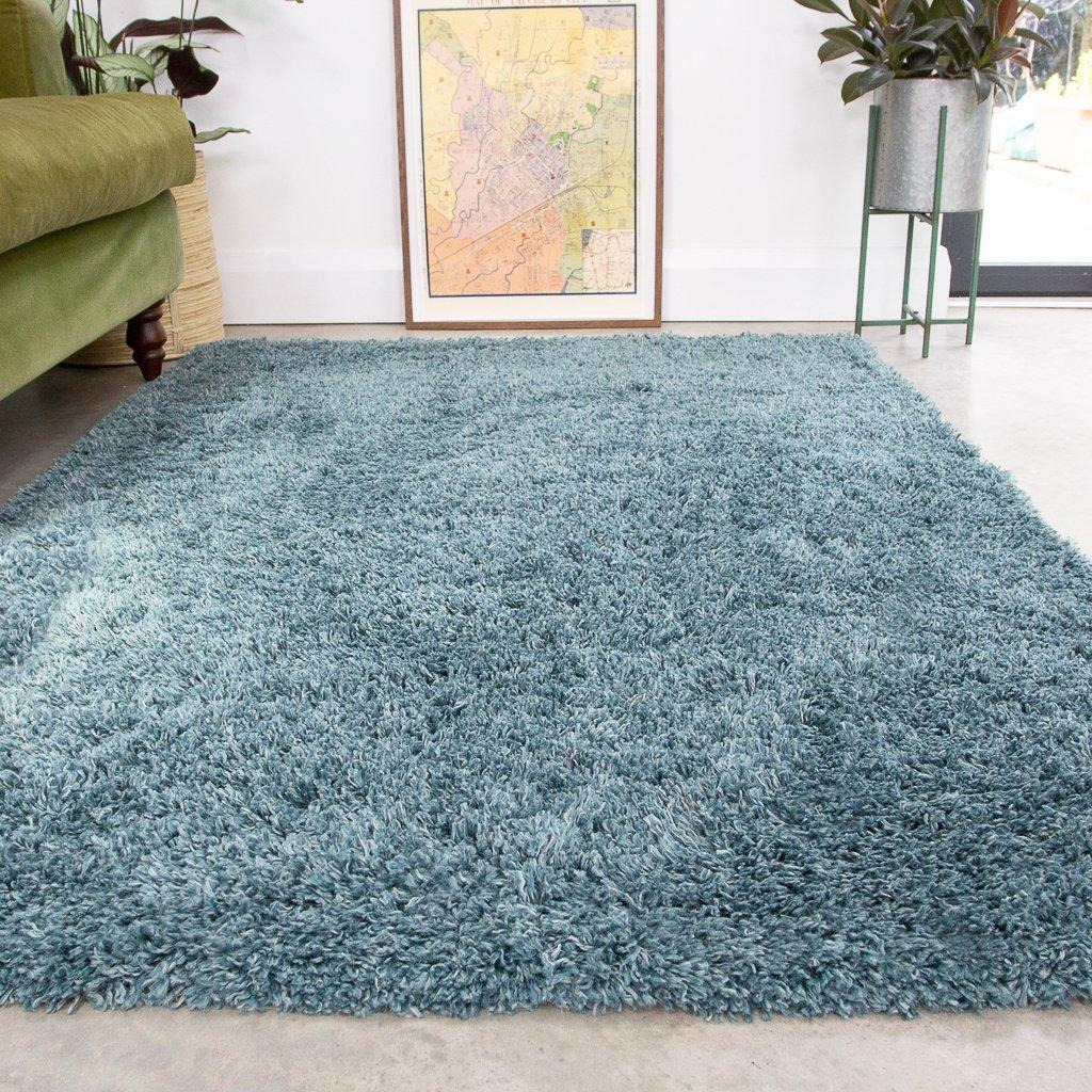 Soft Fluffy Thick Pile Shaggy Area Rug, Living Room Bedroom Carpet Runner - image 1