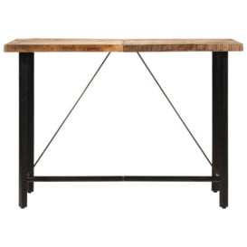Bar Table 150x70x107 cm Solid Wood Mango and Iron - thumbnail 3
