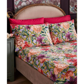 Victorian Floral 200TC Fitted Sheet