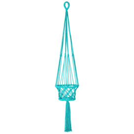 Bright Macrame Hanging Basket - thumbnail 2