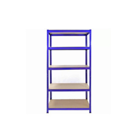 T-Rax Metal Storage Shelves, Blue, 90cm W, 45cm D - thumbnail 2