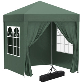 2mx2m Pop Up Gazebo Party Tent Canopy Marquee with Storage Bag