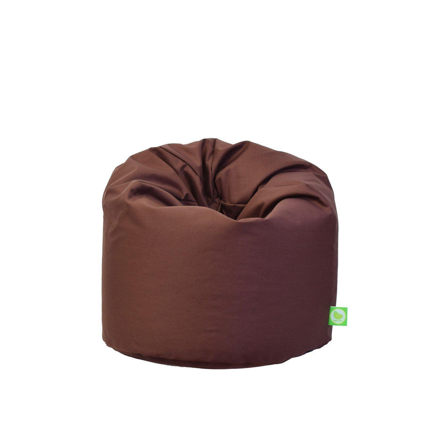 Cotton Twill Chocolate Brown Bean Bag Large Size - image 1